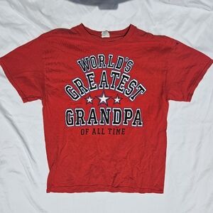 Gildan Vibrant Red Heavy Cotton Shirt